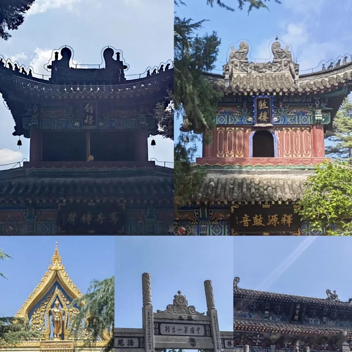 参观洛阳白马寺里的钟楼鼓楼
洛阳白马寺里的钟楼与鼓楼是寺院中轴线上的标志性建筑，