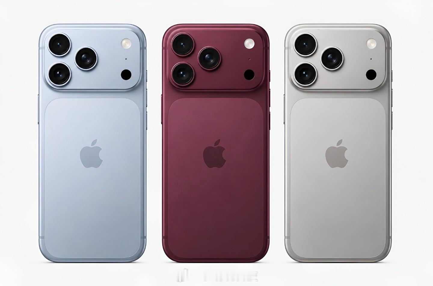 据说iPhone 18Pro或只有三种颜色，像iPhone 17Pro一样，深樱