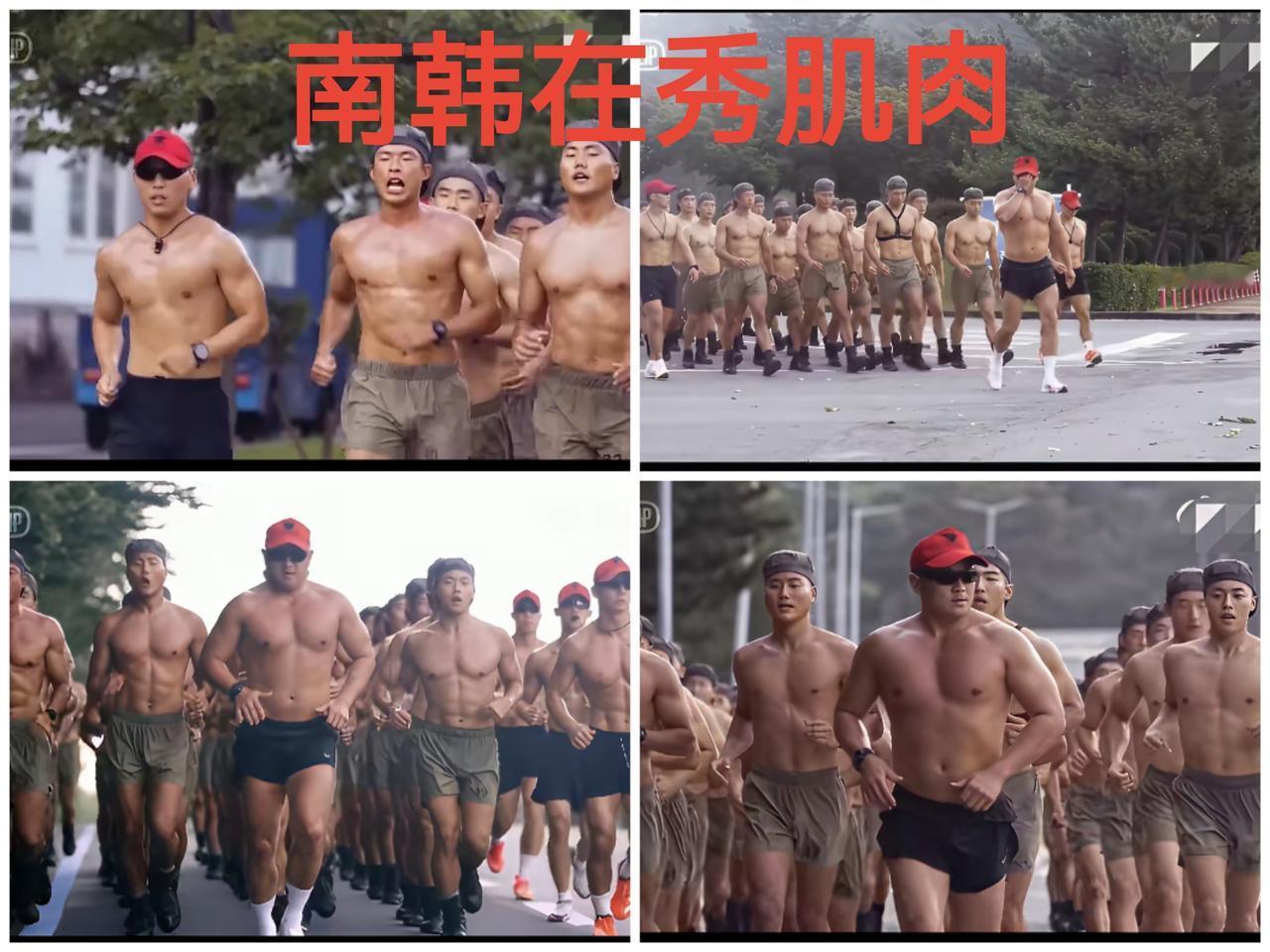 都是在秀肌肉，哪个更厉害一些呢？
原来他俩是一家人，后来因家庭矛盾，想法分歧，分