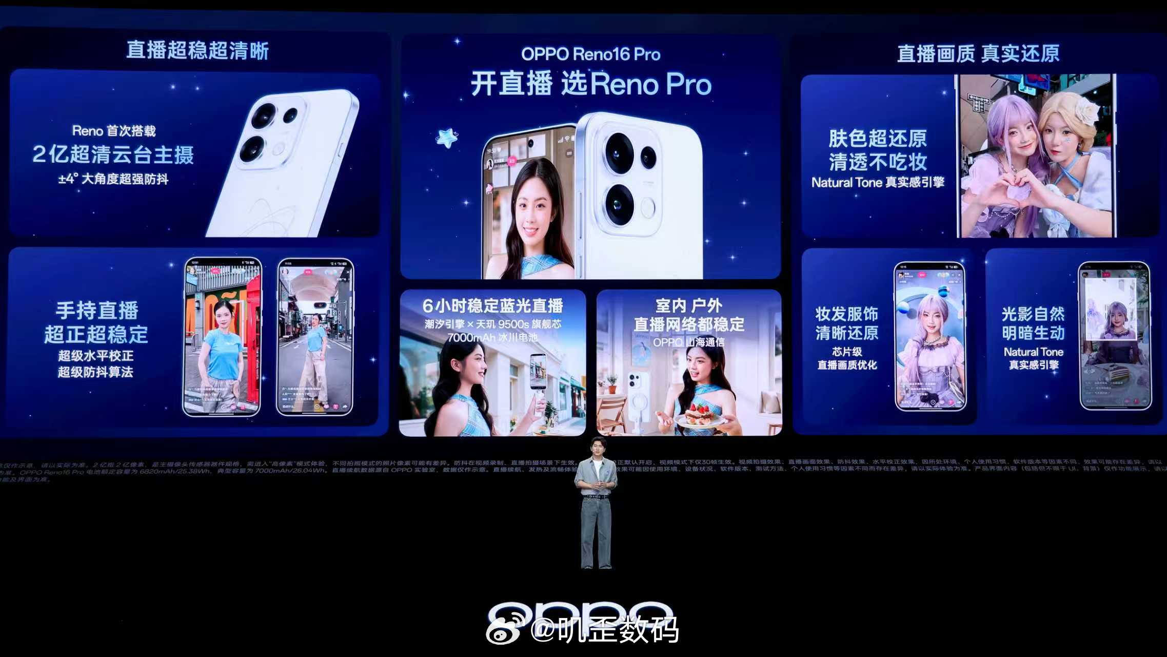 Reno16 Pro 搭载天玑9500s旗舰芯片，配合OPPO自研潮汐引擎，再加