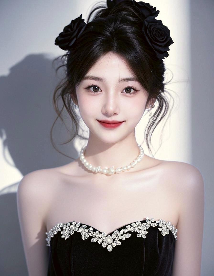 AI玫瑰星夜女神