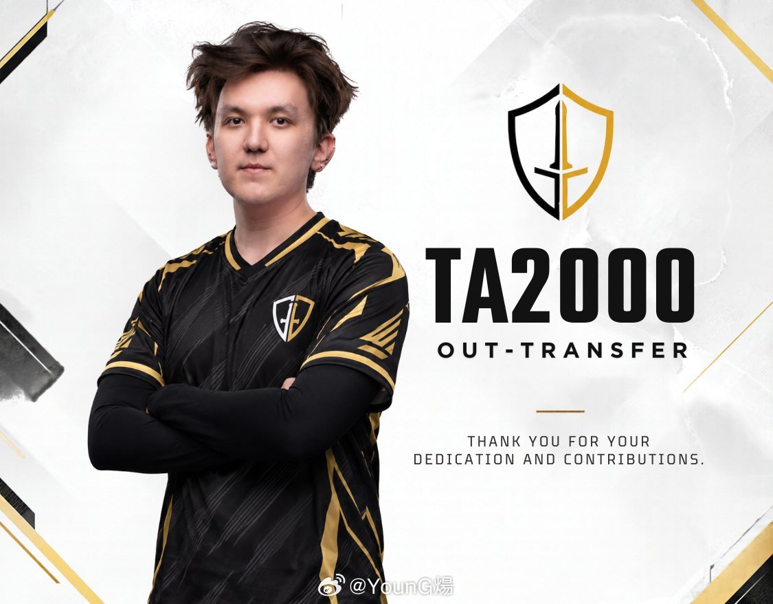 DOTA2转会动态：Team Synapse人员调整，TA2000离队，5号位S