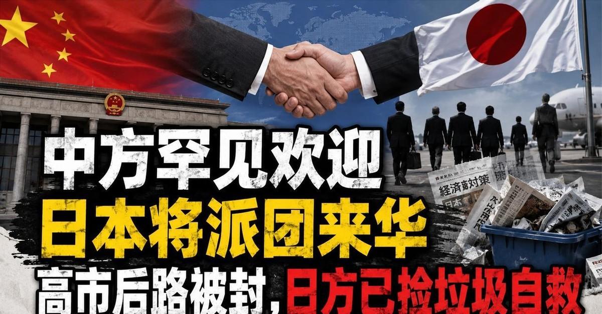 你可能好奇，日本为何突然要派代表团来华访问？这背后是他们内外交困的现实：国内经济