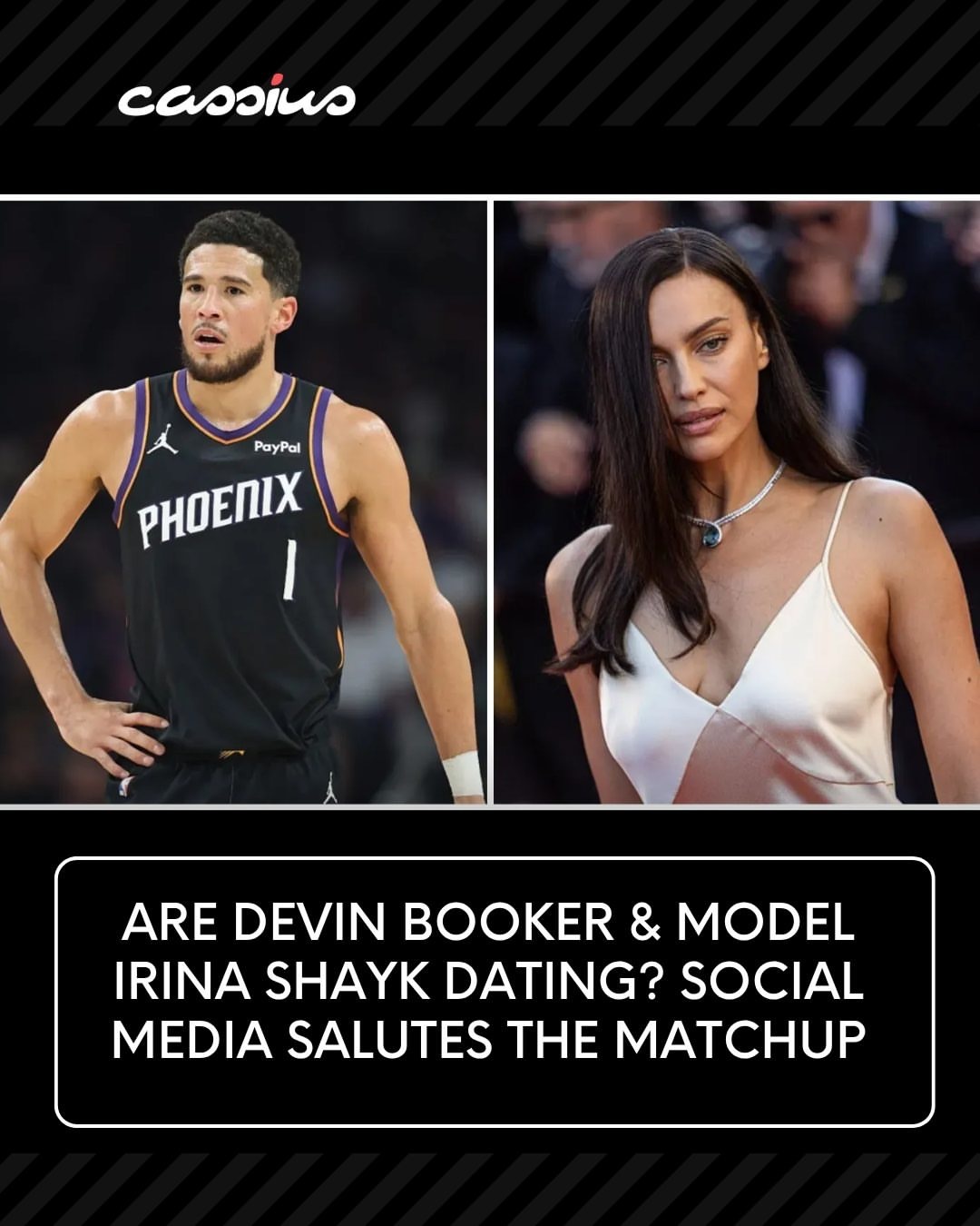 布克与C罗前任交往超模Irina Shayk居然和NBA球星布克约会了，Irin