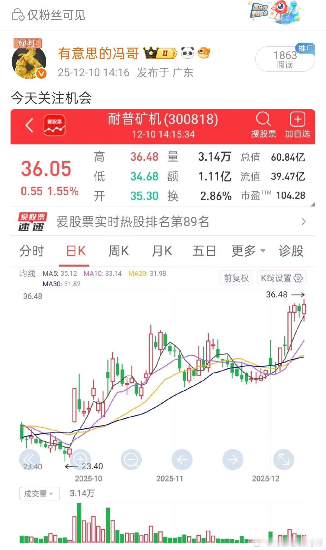 看图说话，上车的耐普矿机也是继续吃肉，这里大家继续高抛低吸去做好即可。 
