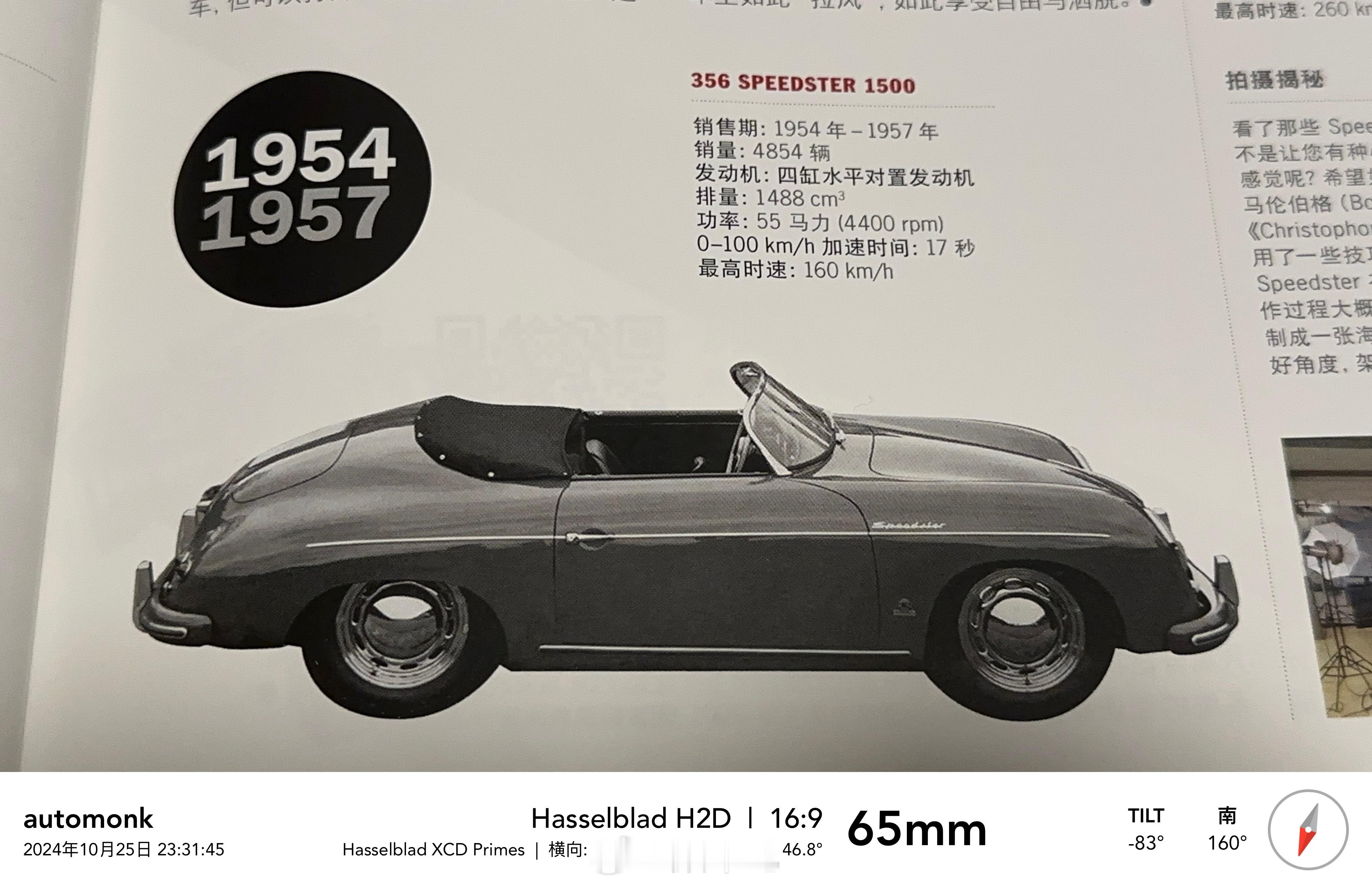 偶尔翻阅老杂志挺有趣的关于保时捷Speedster的起源是从356开始。1954