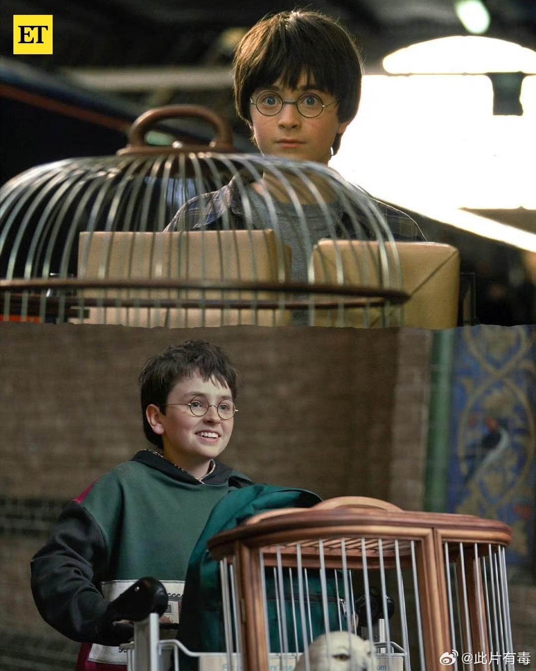 影版VS剧版哈利波特 角色对比……
网友：哈利波特像谭咏麟/斯内普还不如找沈腾呢