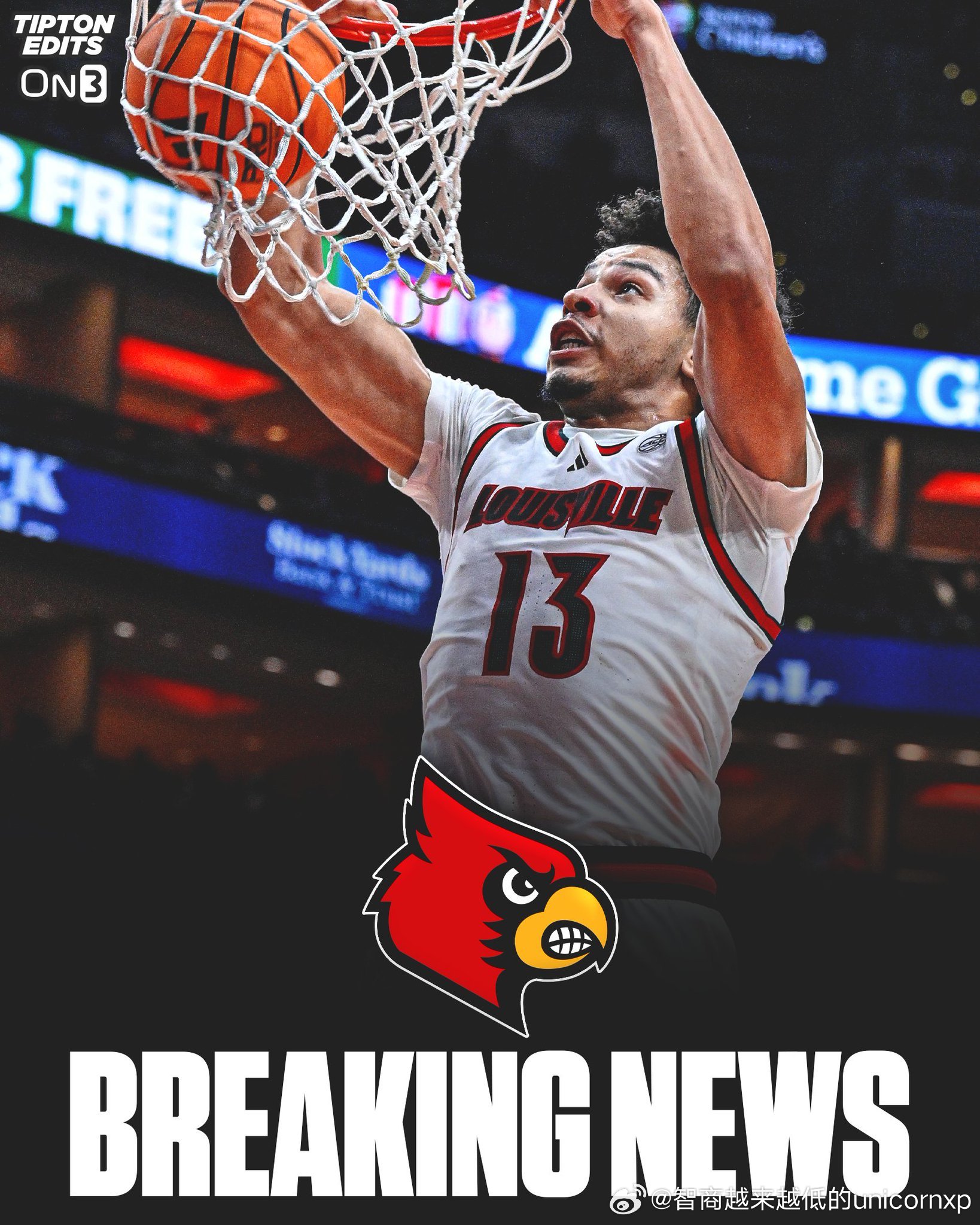 路易斯维尔大学德国中锋Sananda Fru申请转校，寻求新学校能够提供一份30