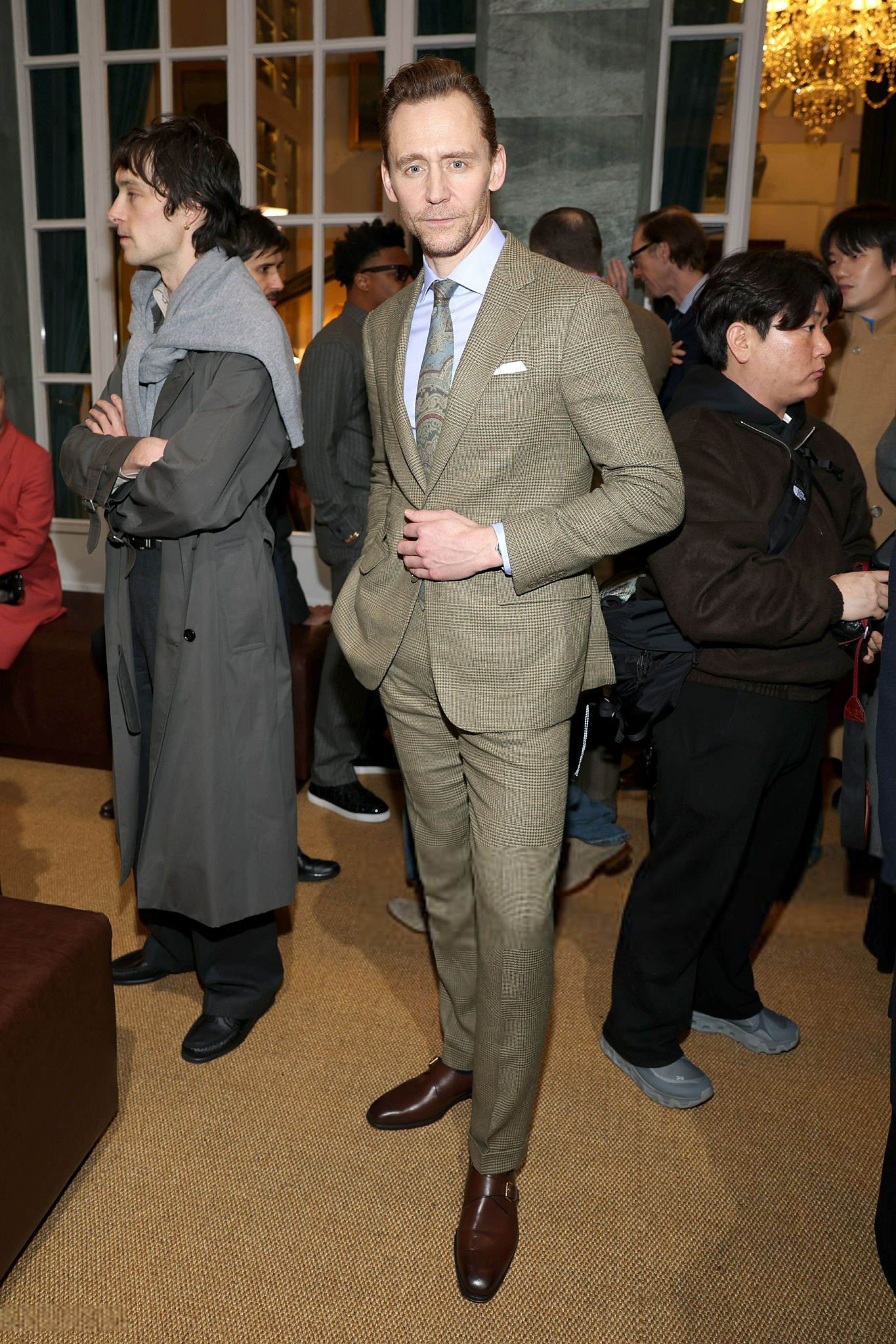 抖森Tom Hiddleston帅气亮相米兰男装周看秀~~~TomHiddles