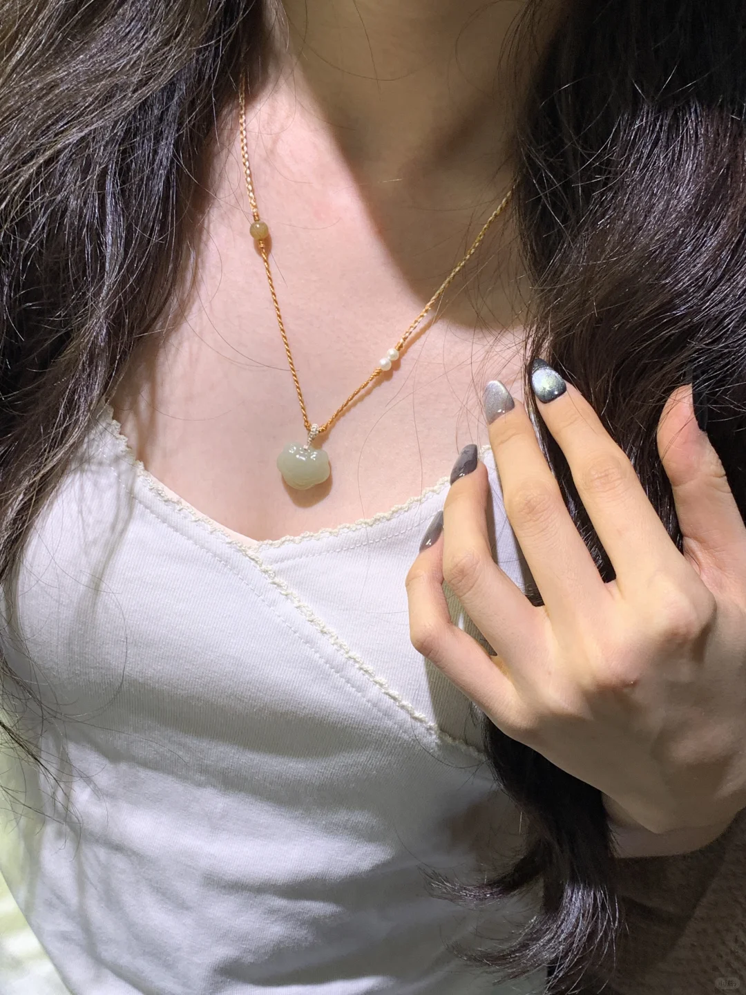 秋日美拉德🍂和田玉如意锁轻松拿下！！