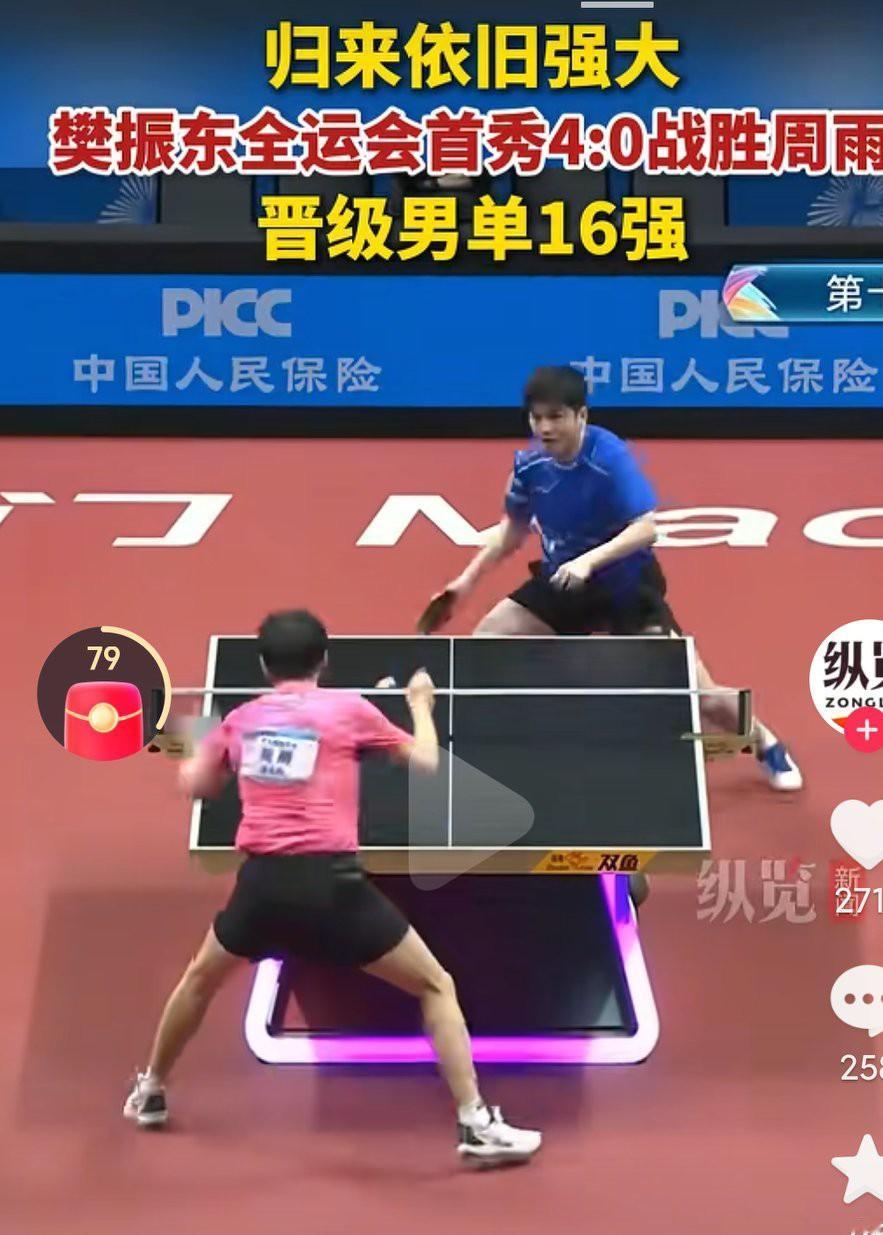 樊振东真的是太优秀了啊，真的太棒了，希望樊振东未来一切顺利啊！
