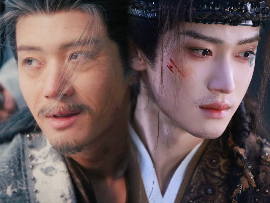 闫桉月鳞绮纪老年妆 源无获疯魔狡黠想解脱，源无祸历经沧桑只剩温柔。闫桉一个角色两