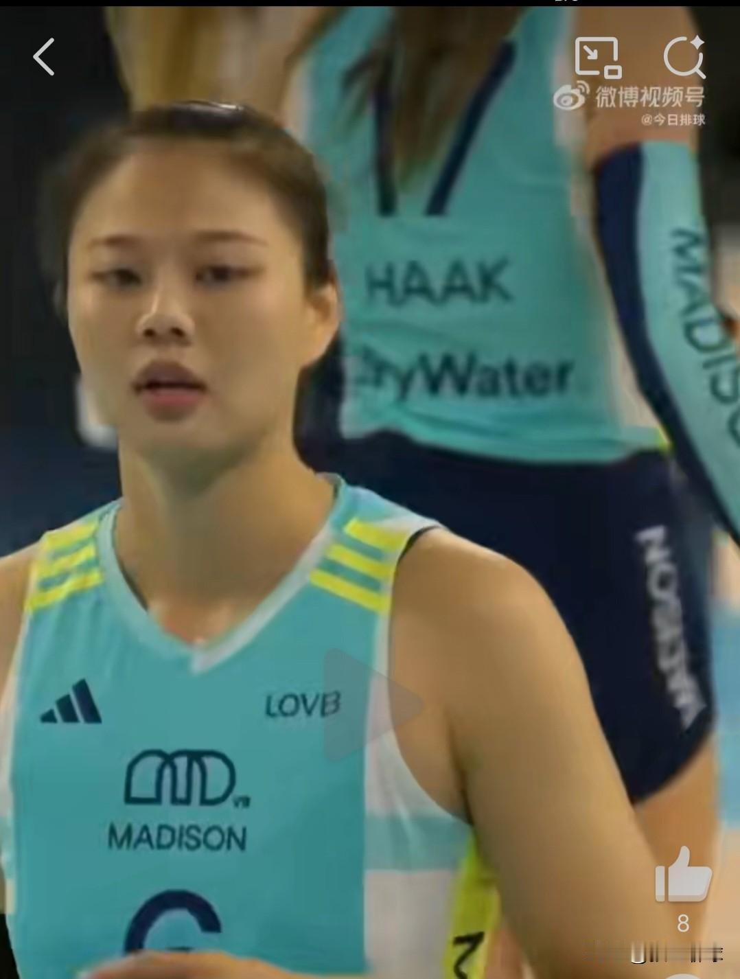 下届女排队长会是谁?龚翔宇在麦迪逊队留洋首秀，官方社交媒体都上传了龚翔宇得到的第