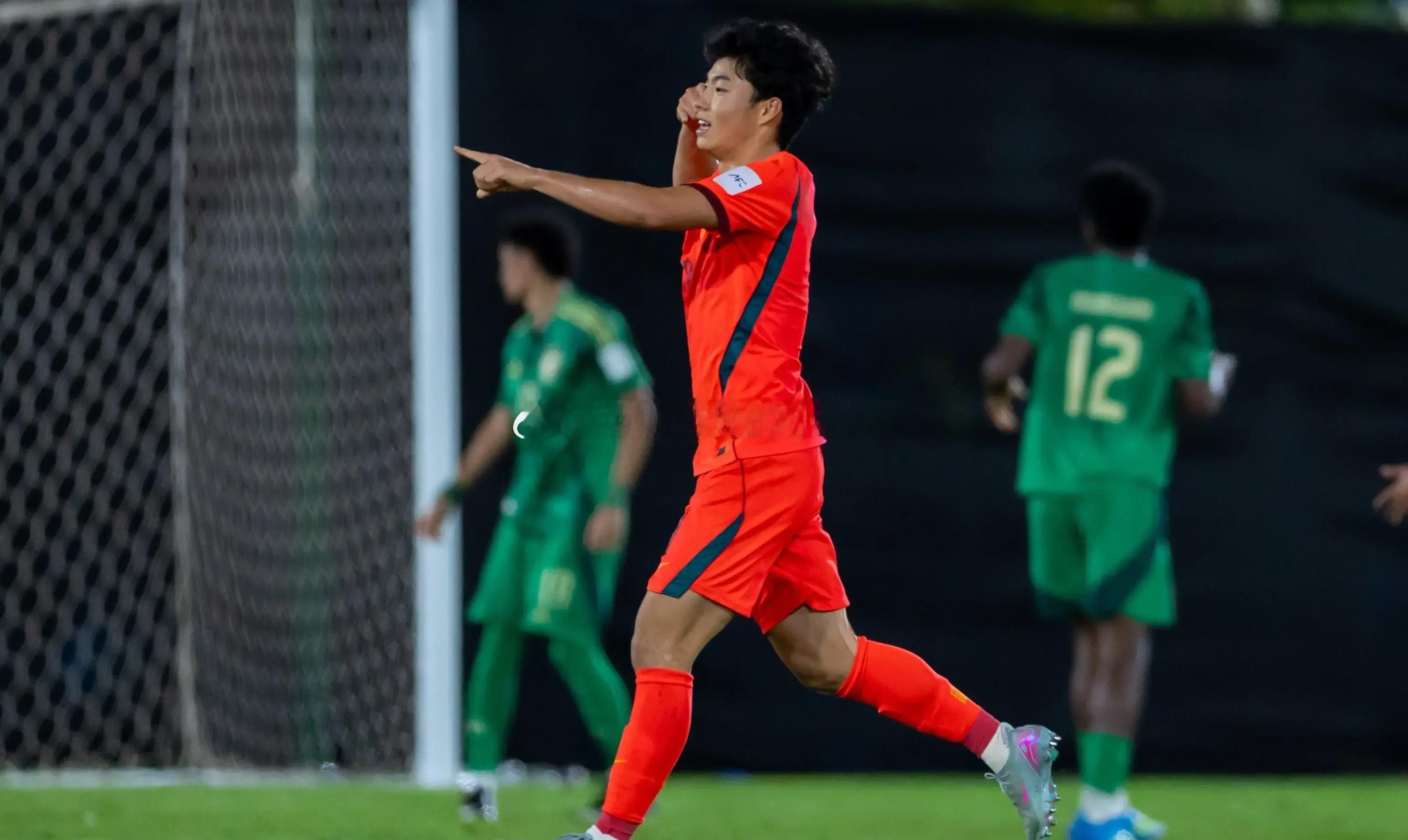 U17国足3比1逆转胜沙特队 自2004年夺冠以来，国少首次晋级U17亚洲杯四强