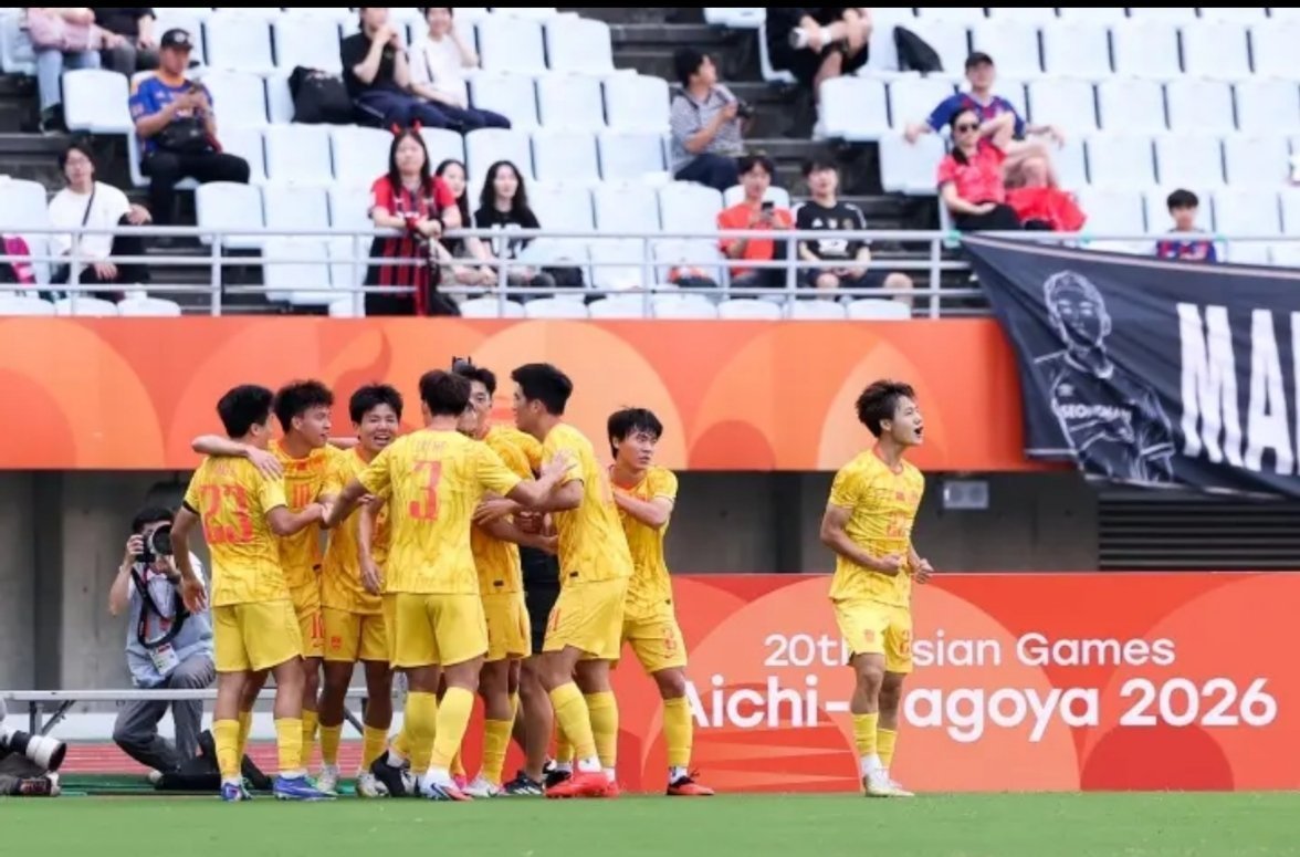 U23男足将对阵乌兹别克斯坦U23男足北京时间今日14:00，亚运男足季军赛，中