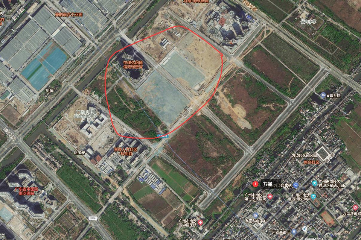 【珠江街又增新配套！5万㎡未来营地招标】南沙产发枢纽科技有限公司发布枢纽新城未来