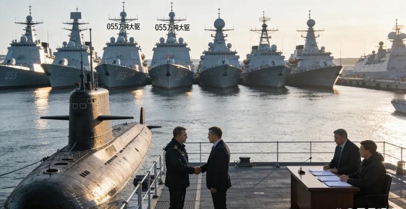 说句实在话，就算中国把10艘全新的055大驱开到俄罗斯家门口，想换一艘“北风之神