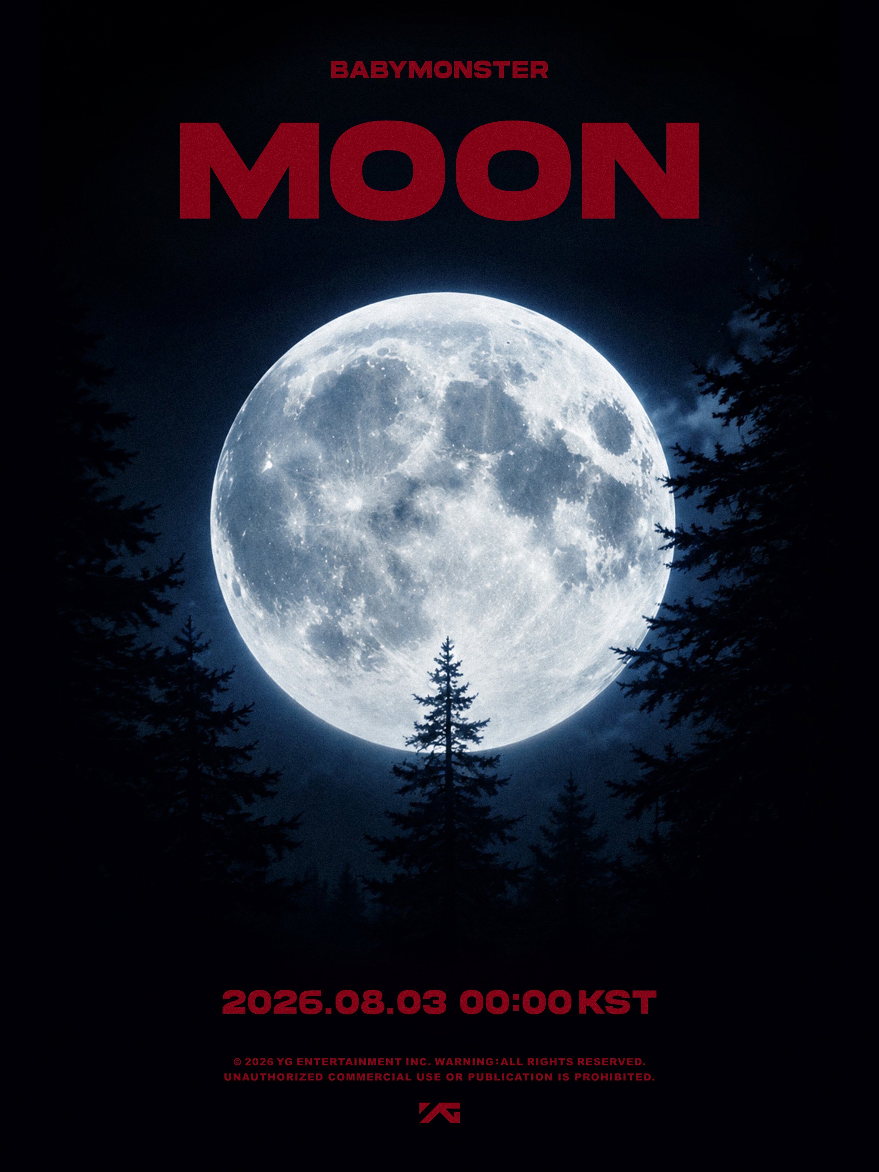 BABYMONSTER 迷你3辑收录曲「MOON」MV8月3日正式首播，官方预告