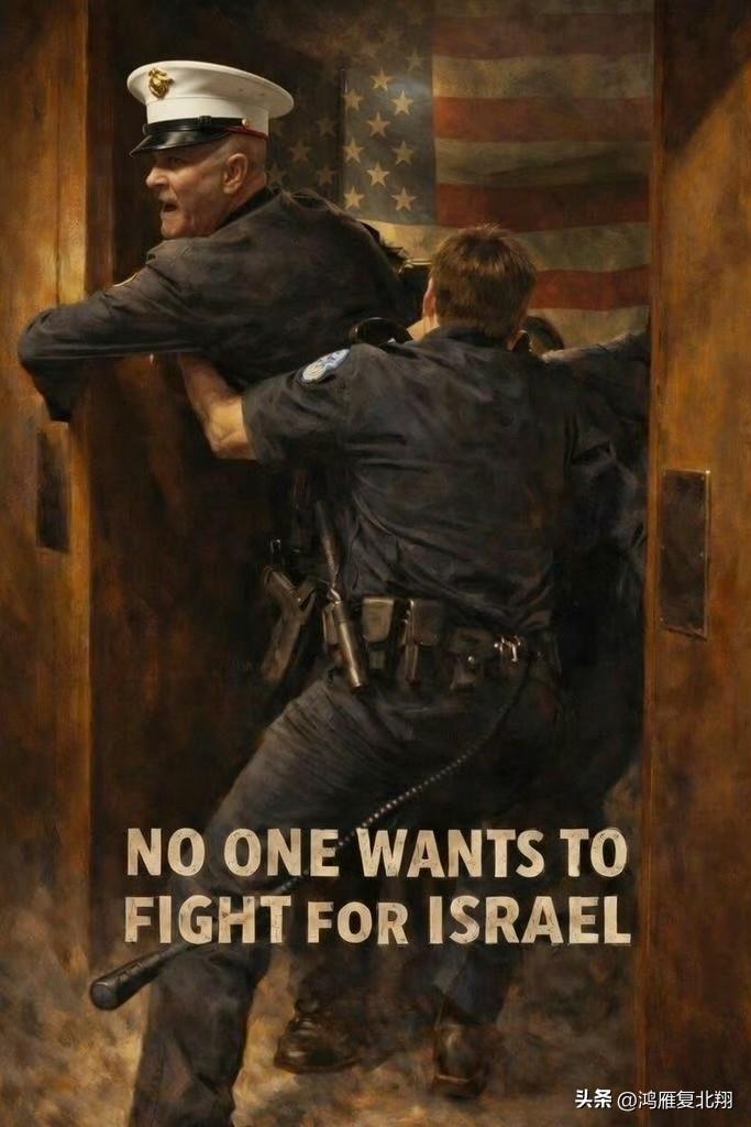 因高喊没人想为以色列而战，美国退役老兵被逮捕

此前在美国国会高喊