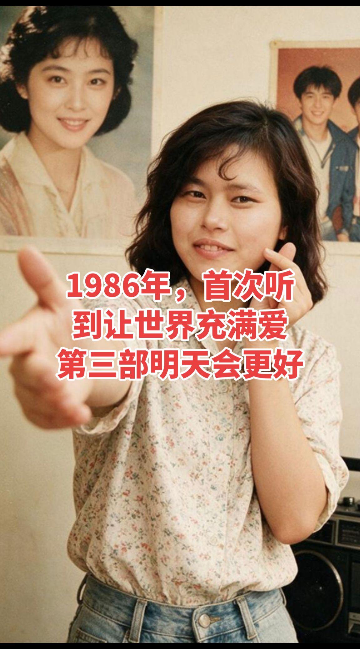 让世界充满爱第三部，明天会更好。真实生活分享计划 1986年开始流行的《让世界充