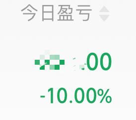 幸好昨日已将股票全部清仓。其实我一直都在坚守，可昨日也不知为何，把九成仓位都抛售