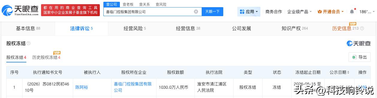 【喜临门多次因借款被起诉 喜临门董事长近期被冻结千万股权】喜临门董事长子女回应跑