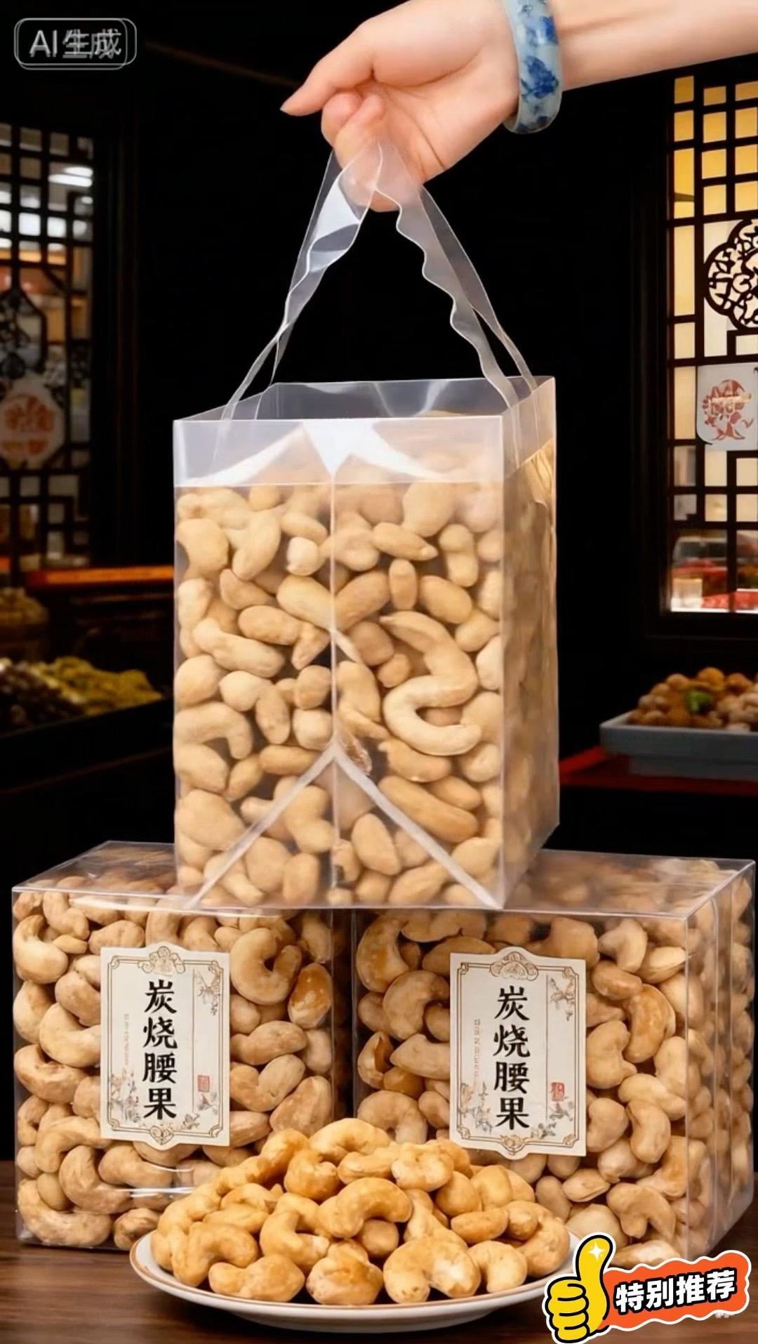 大个饱满香酥炭烧腰果