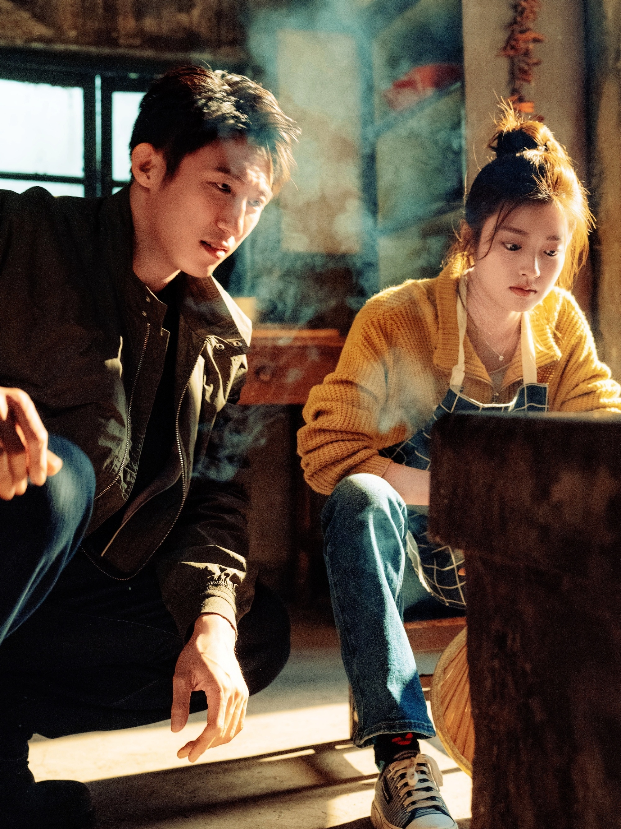 黄景瑜徐若晗二搭森系CP 黄景瑜×徐若晗二搭太好嗑！狼系硬汉配兔系甜妹，身高差与