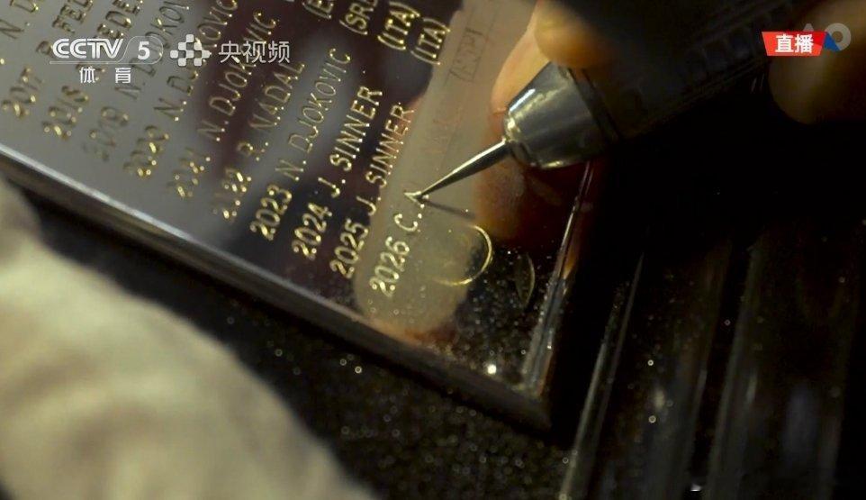 澳网男单决赛卧槽，阿卡就完成全满贯了。。 