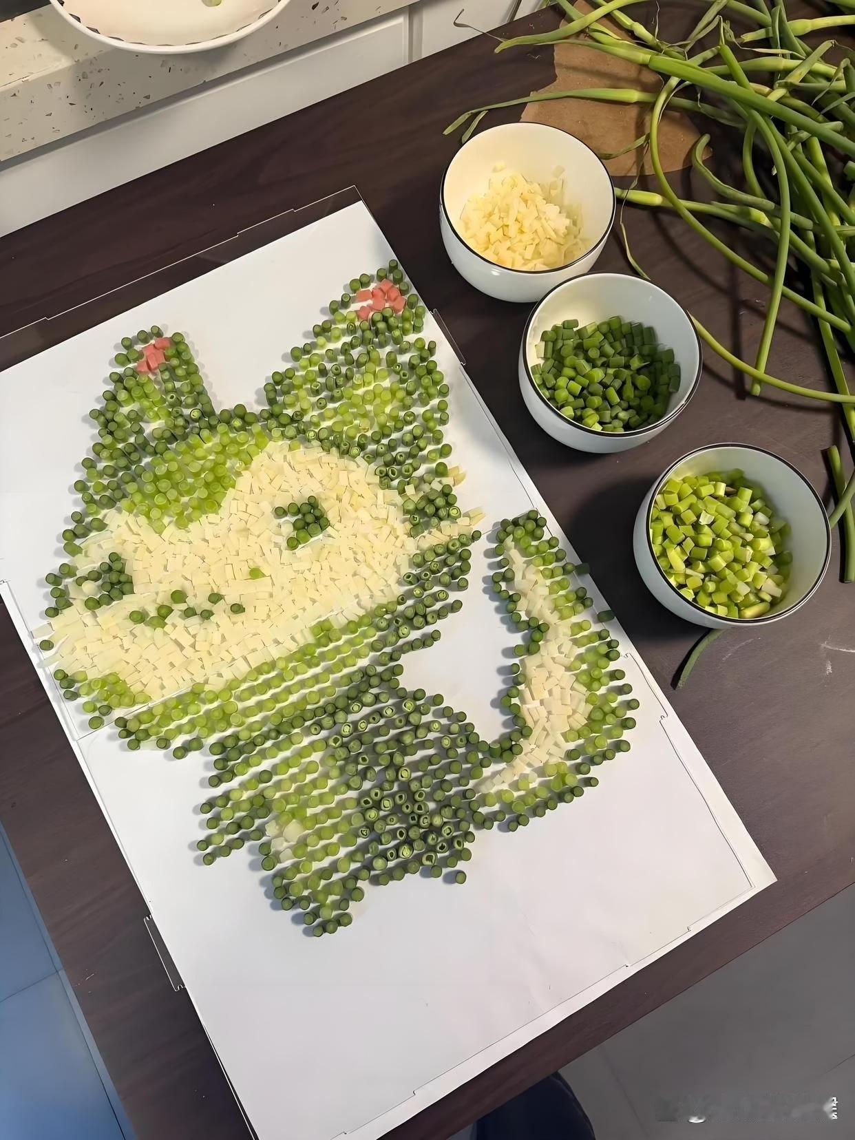 我还以为这是拼豆呢 ​​​