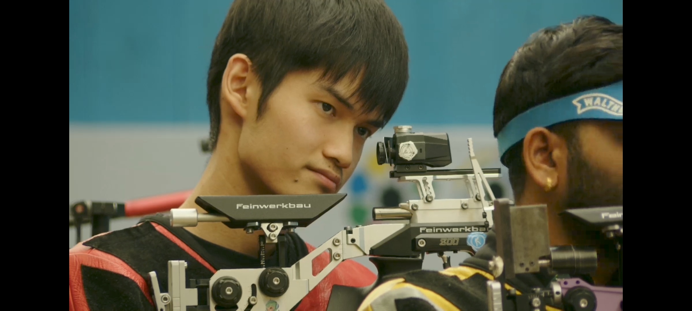 男子10米气步枪🥇，盛李豪 今天镜头超多（除了每次淘汰轮第二发，因为一直在领先