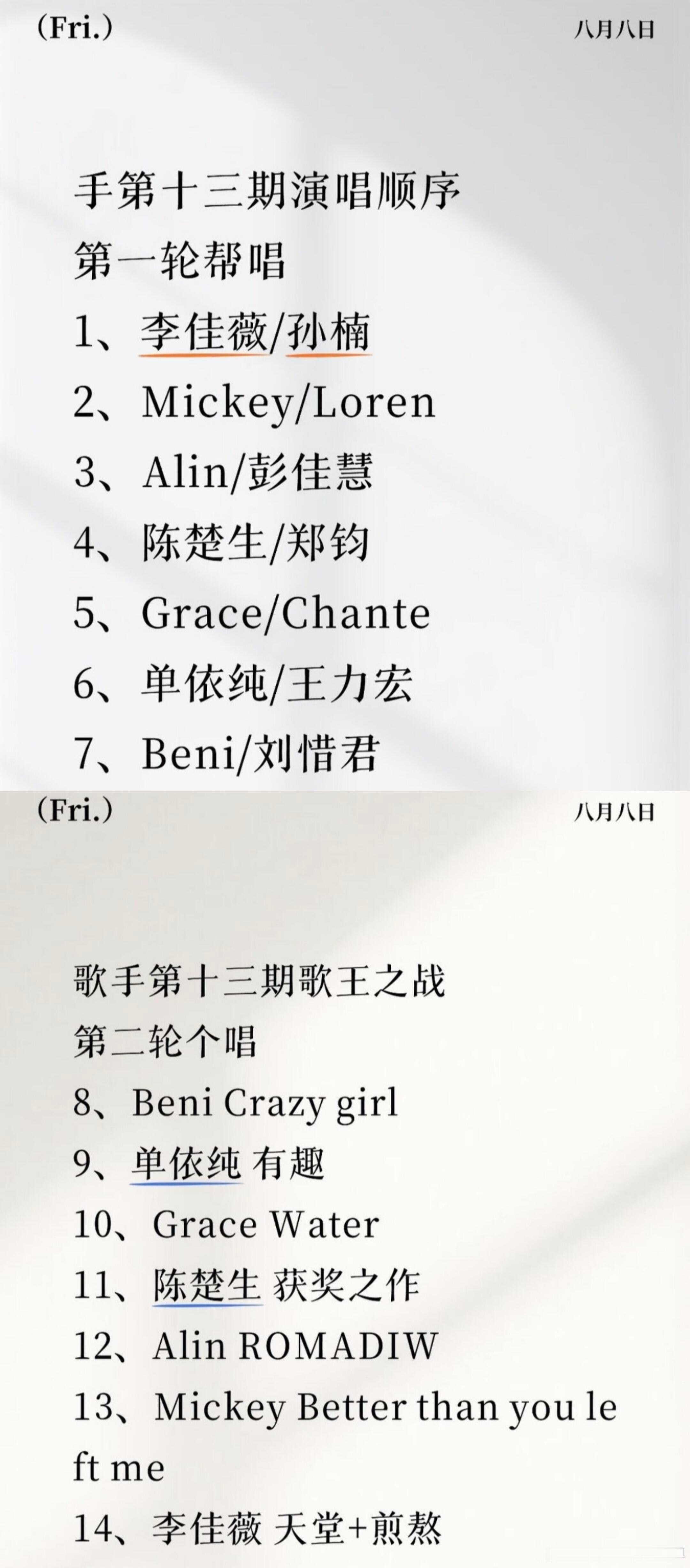 歌手总决赛      哪一组最强啊[污][污][污] ​​​