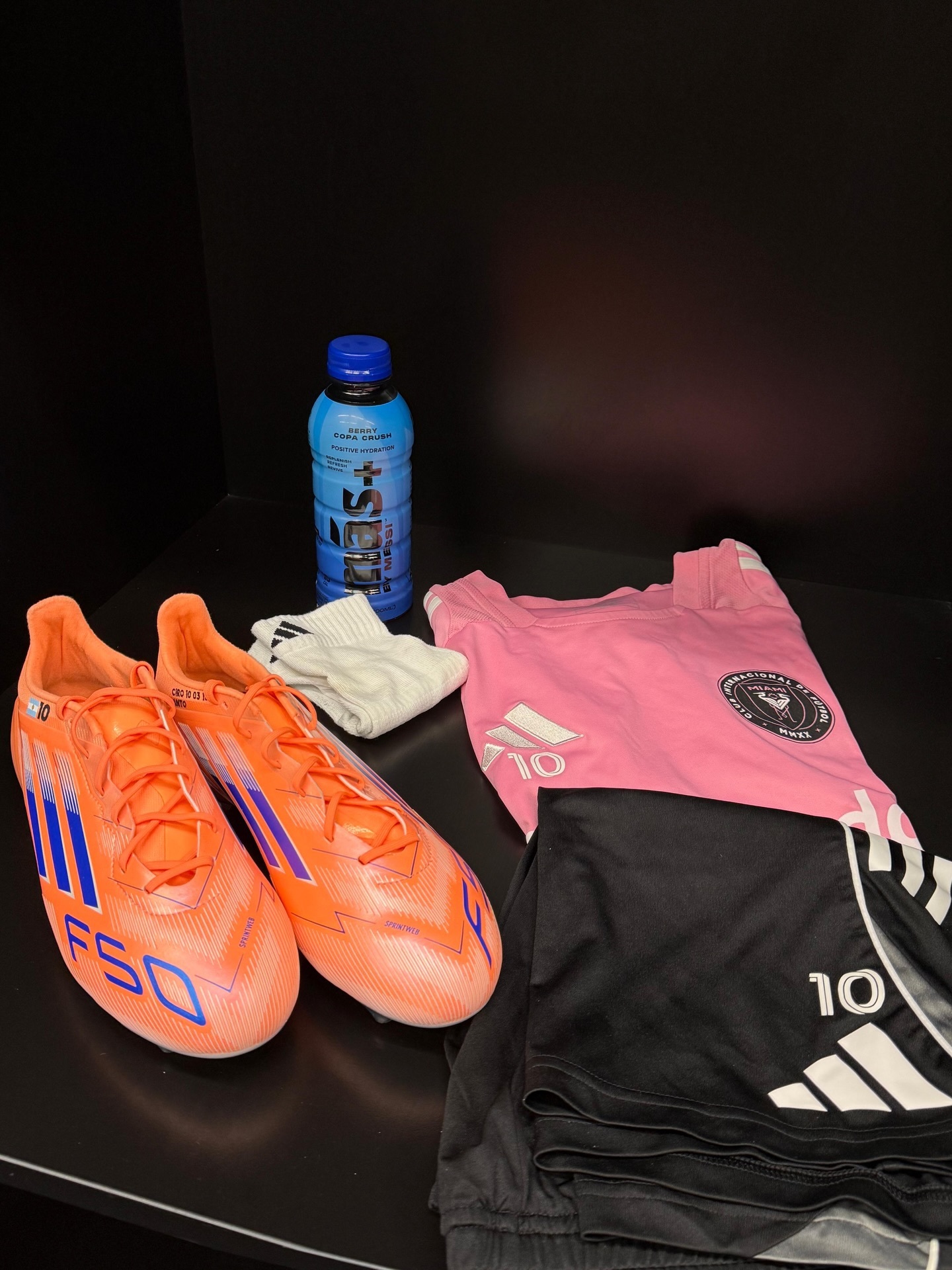 梅西更新ins：美职联杯决赛前的最后一次训练。梅西迈阿密国际vs温哥华白浪