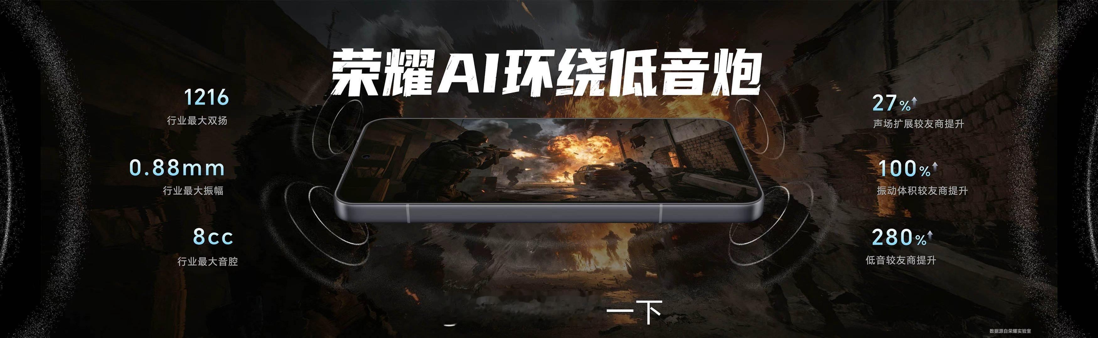 此外，荣耀WIN全系配备了荣耀AI环绕低音炮，双1216立体环绕结构，配合荣耀自