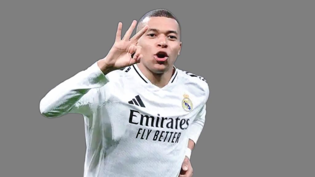 49％，皇马改变战术，主动放弃控球，姆巴佩双响，打旧主不留情。
天下武功唯快不破