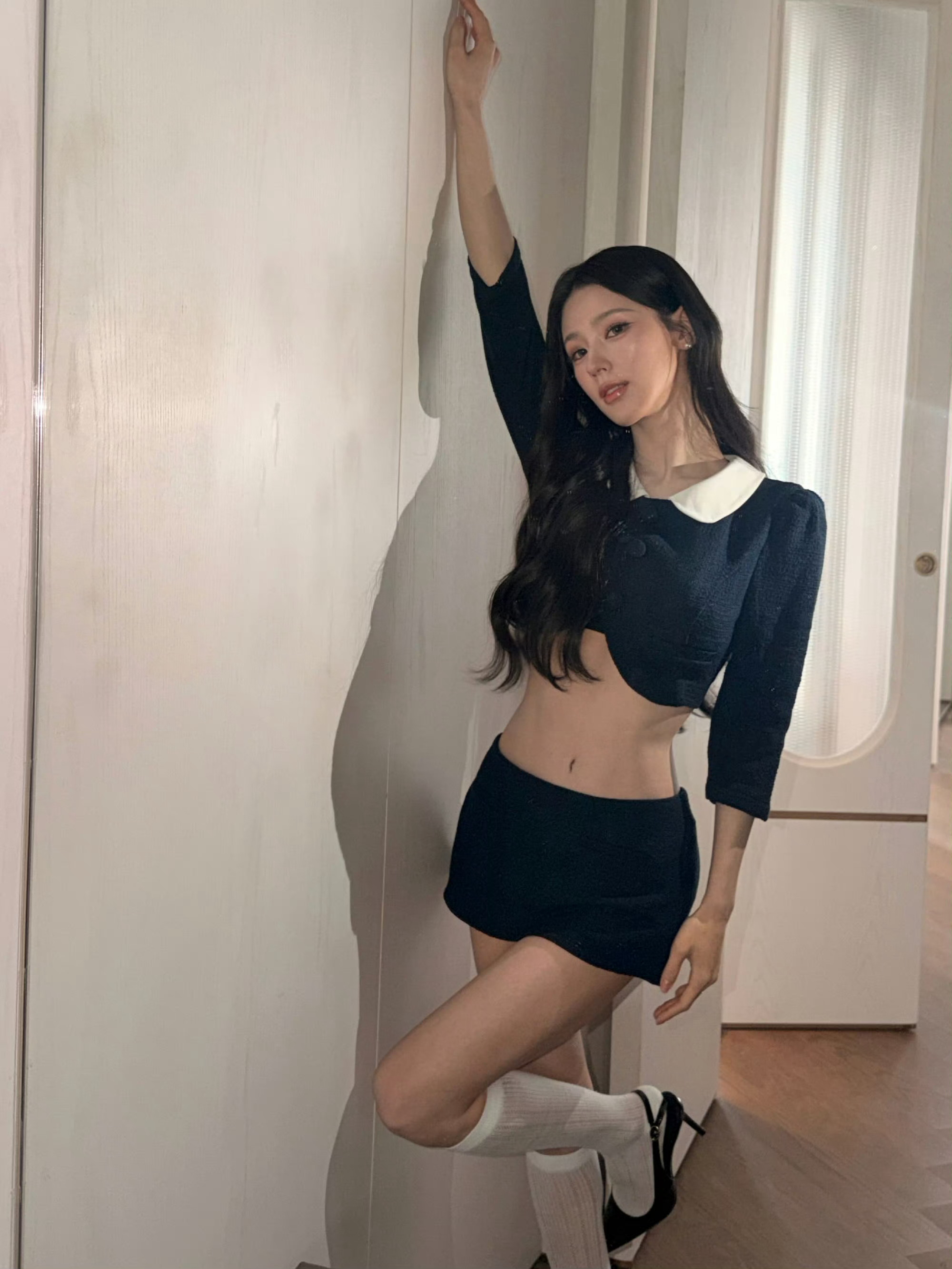 赵美延腰臀比赵美延好漂亮吧 身材一直都很完美的女神呀 