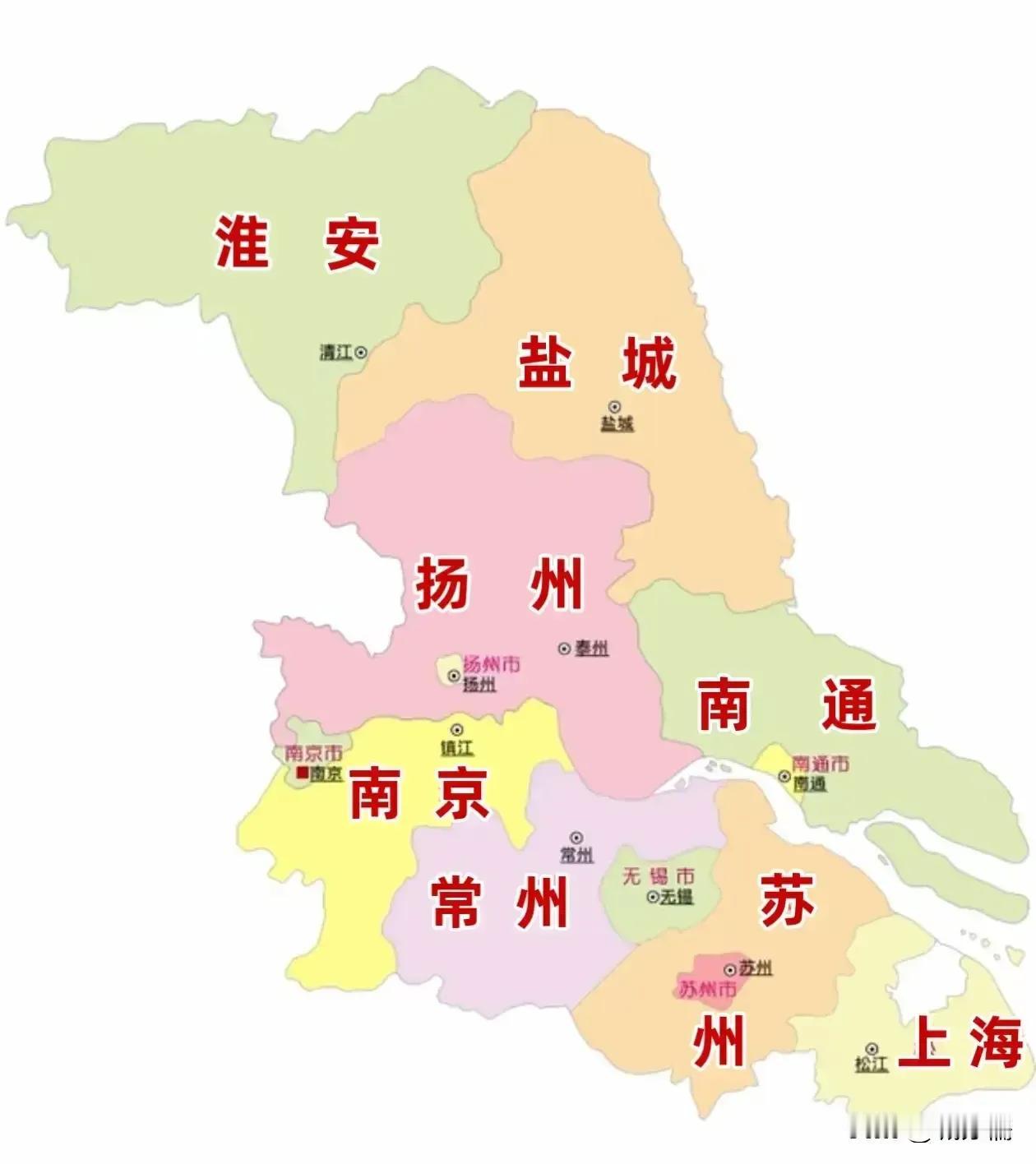 关于江苏省版图的设想非常有趣，但需要注意的是，行政区划的调整是一个复杂而敏感的问