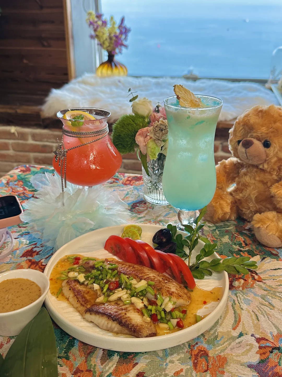 青岛超治愈的海景咖啡店🩵25层俯瞰奥帆🫧