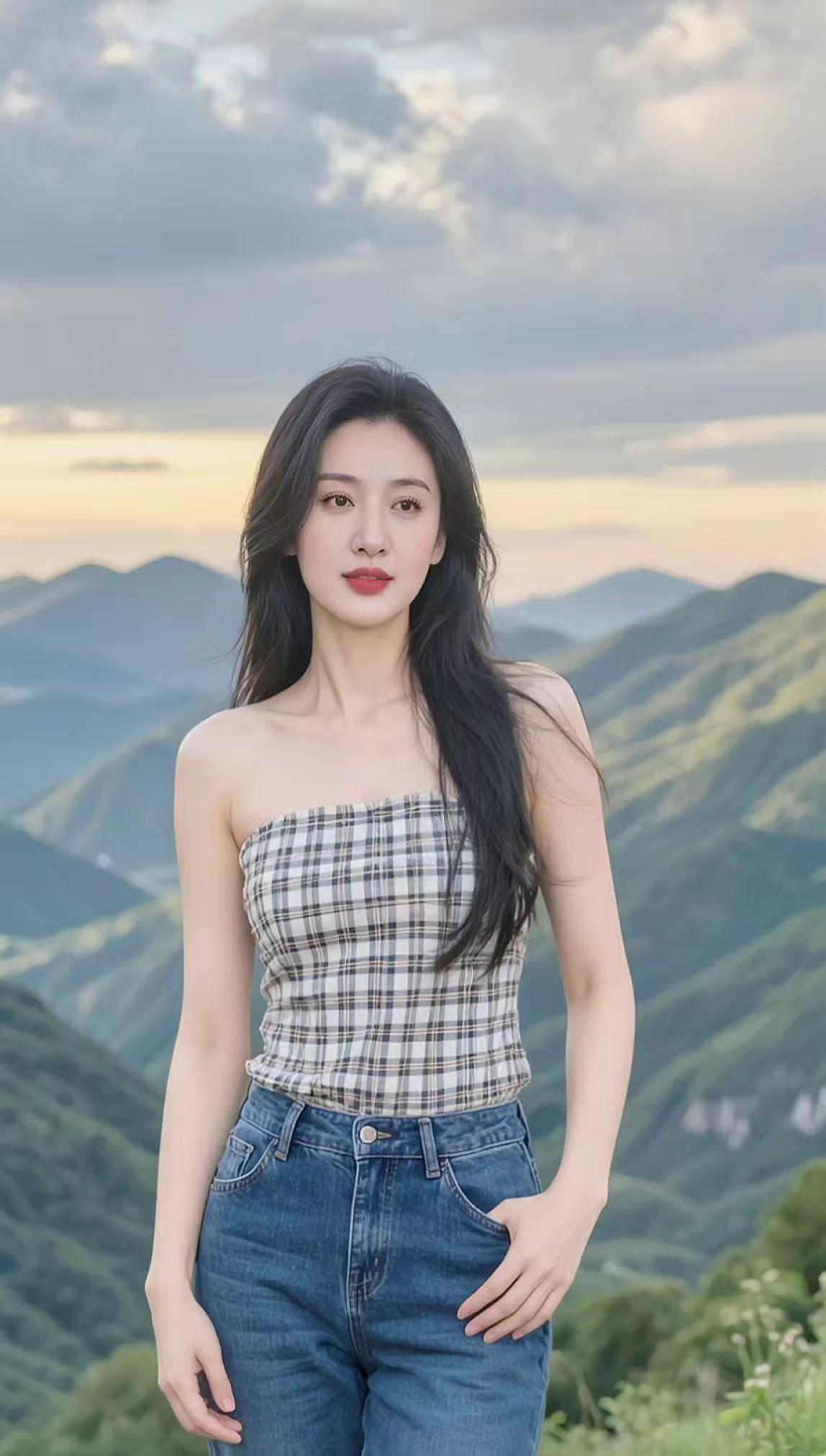 AI山景生活照 抖音ai创作 摄影 记录震撼的瞬间 清迈的松弛感