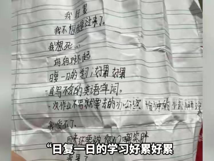 痛心！12岁小学生因学习压力自杀，妈妈起诉学校二审在即，真相几何？

2026年