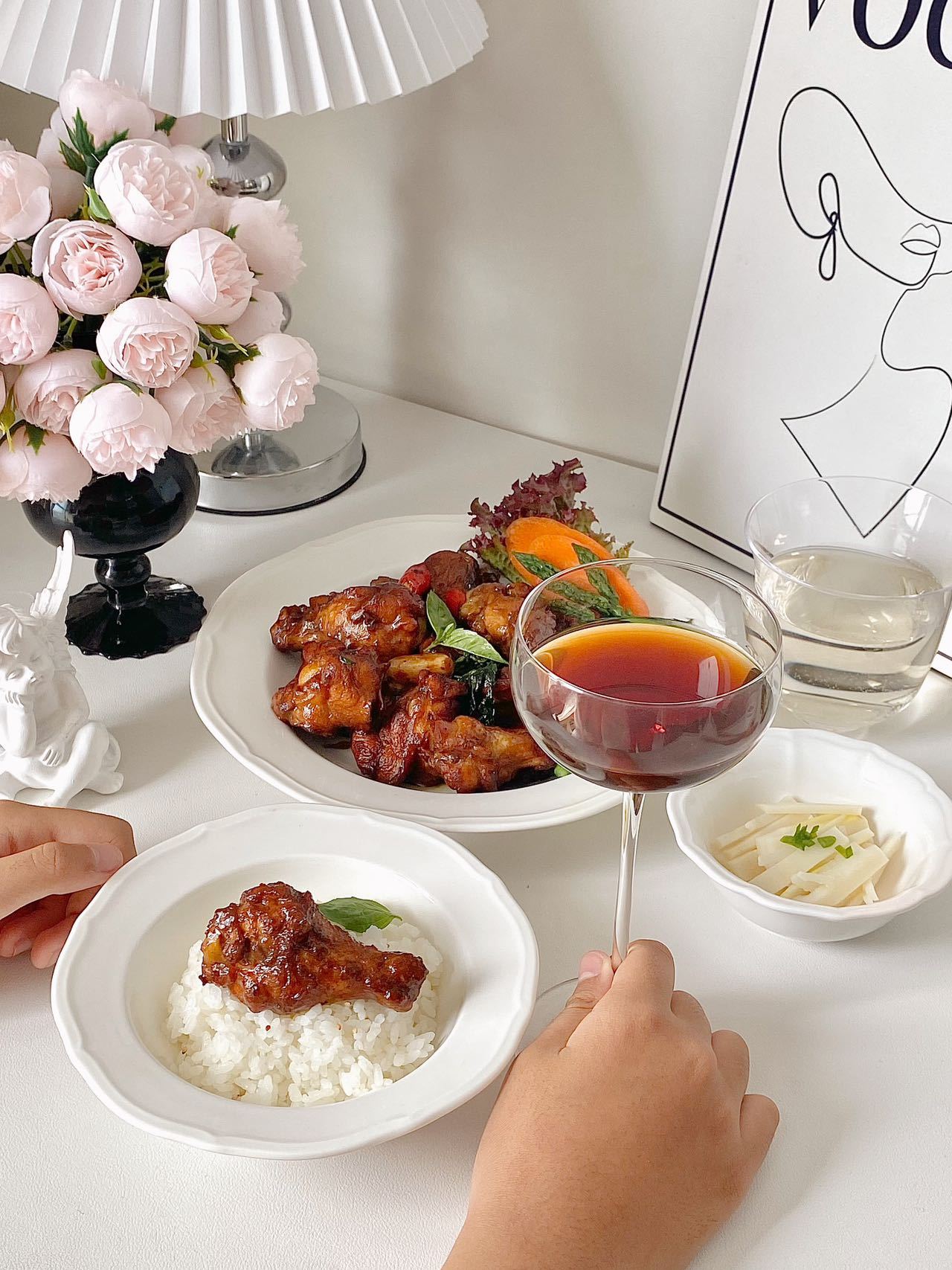 听说新菜单投票三杯鸡当选啦！Lily今天必须要复刻一下～三杯鸡是我从小敲爱的一道
