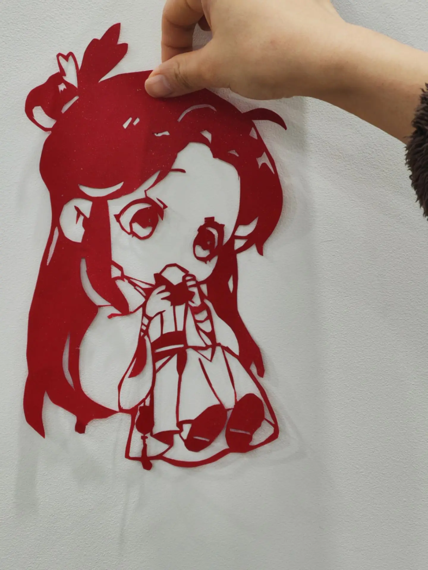 保护我方手手。想做物料的，结果发现自己根本没有这个体力，剪纸真的是个体...