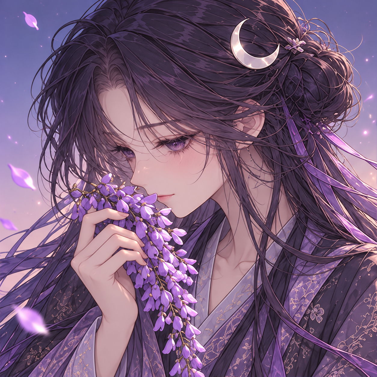 动漫头像 | 暮色染紫 ​​​