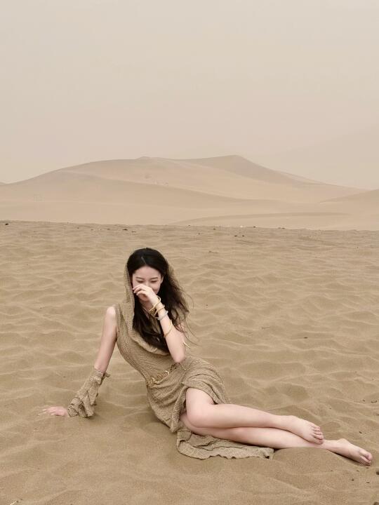 鸣沙山🌪️偶遇沙尘暴啦！