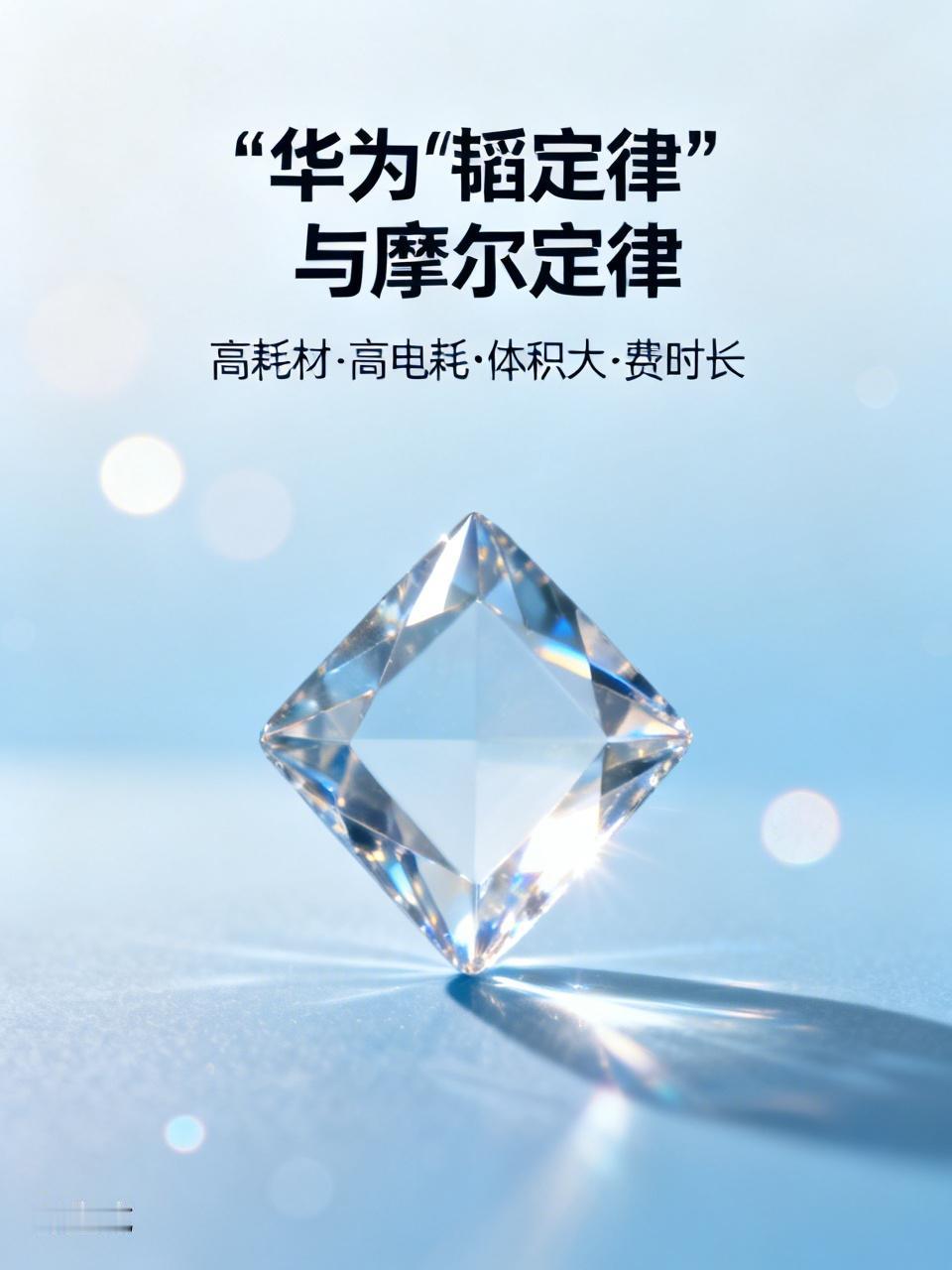 客观来讲，华为的“韬定律”存在先天不足，高耗材、高电耗、体积大、费时长，在一定程