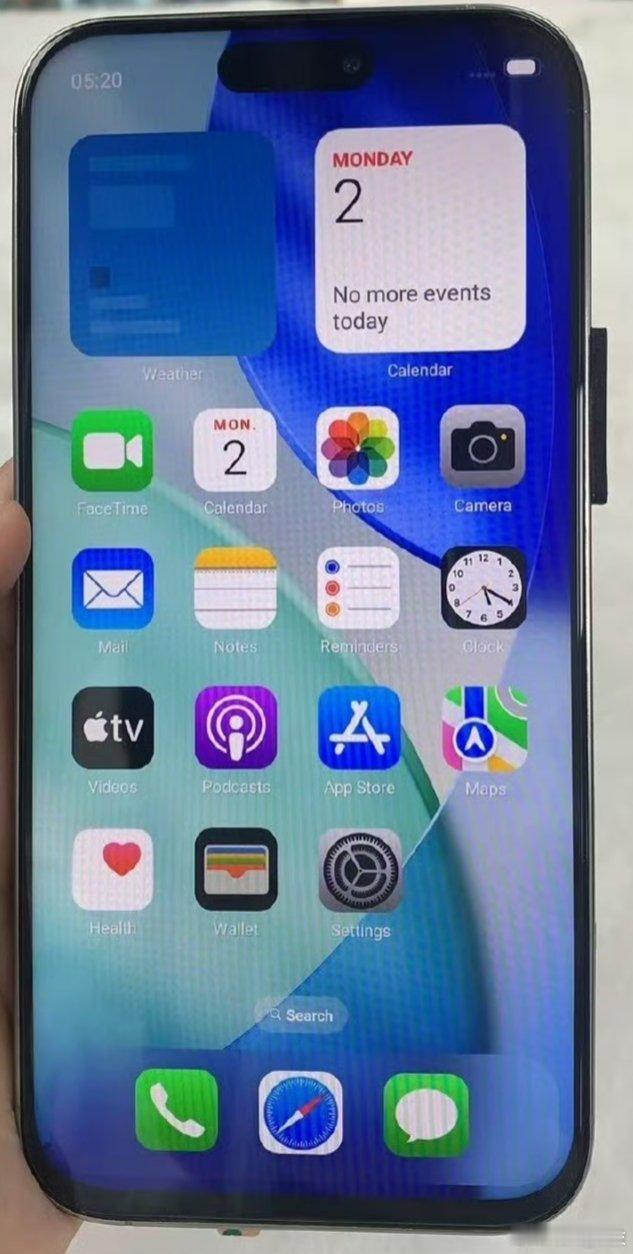 山寨版iPhone17Pro【山寨iPhone17Pro现身：运行安卓系统，界面