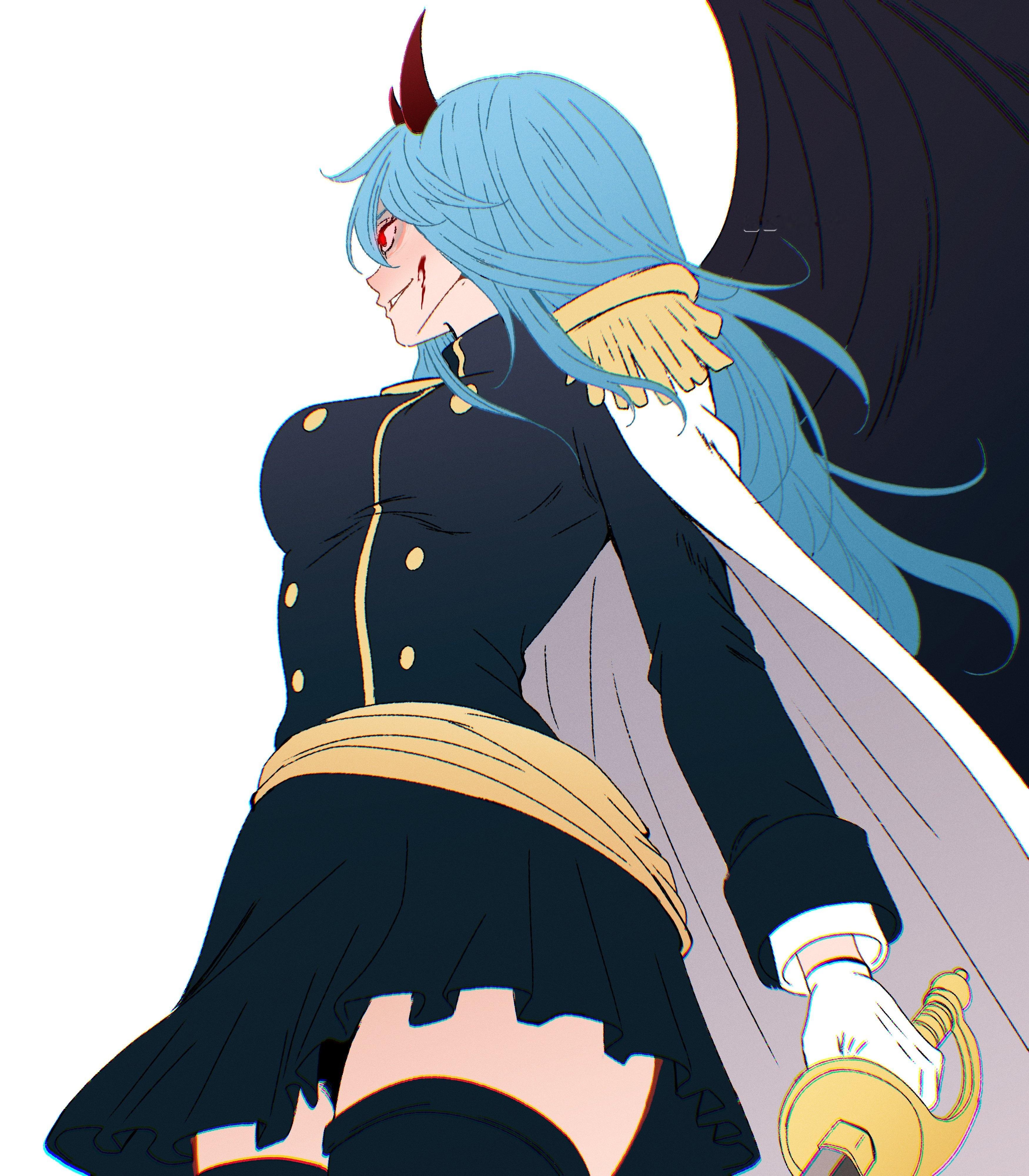 （已授权）X画师OSIX画作：恶魔化舒莉，出处url：iamosix2 军子海贼