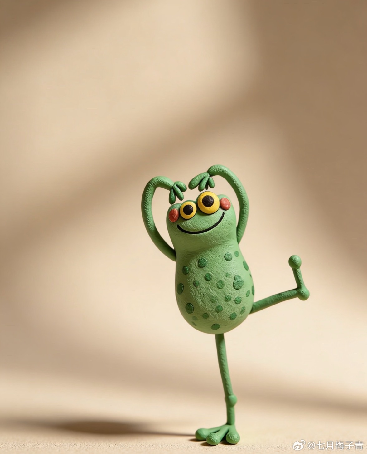 我也是一只虫子吗？上午出去走了一圈感觉很开心，尽管昨夜下了雪还没有融化，但已经不