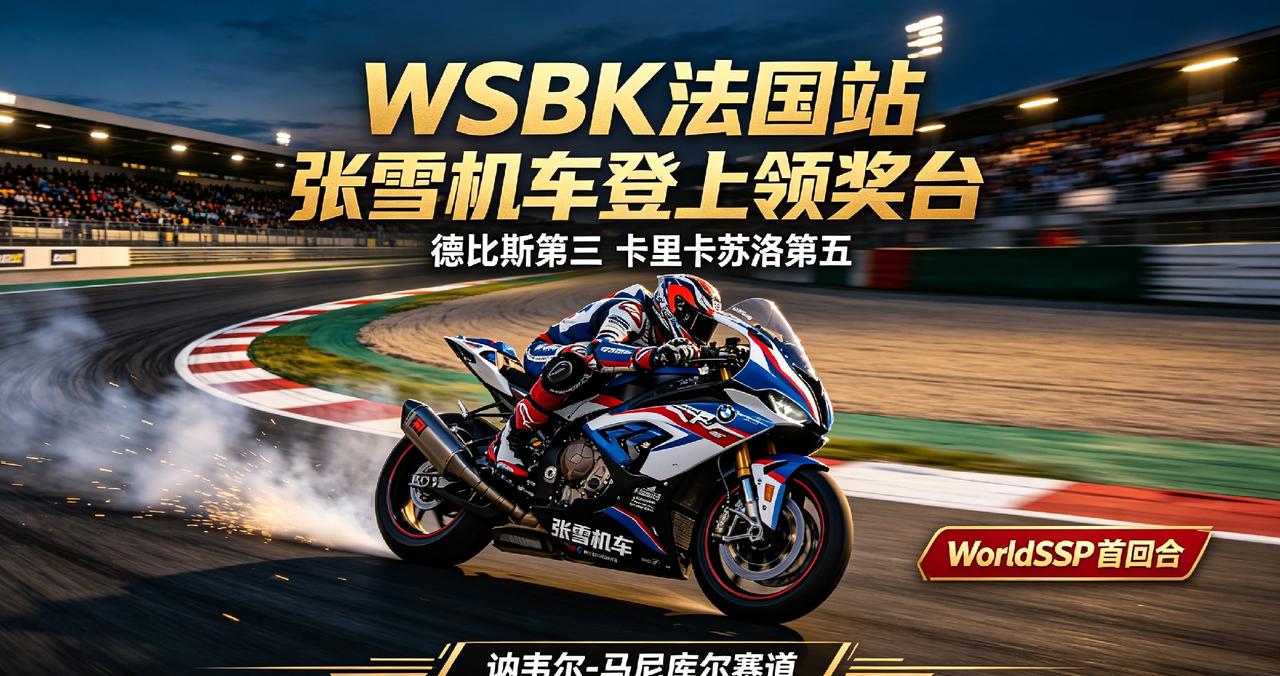 主场逆境登领奖台！中国机车品牌闪耀WSBK法国站
 
9月5日，2026世界超级