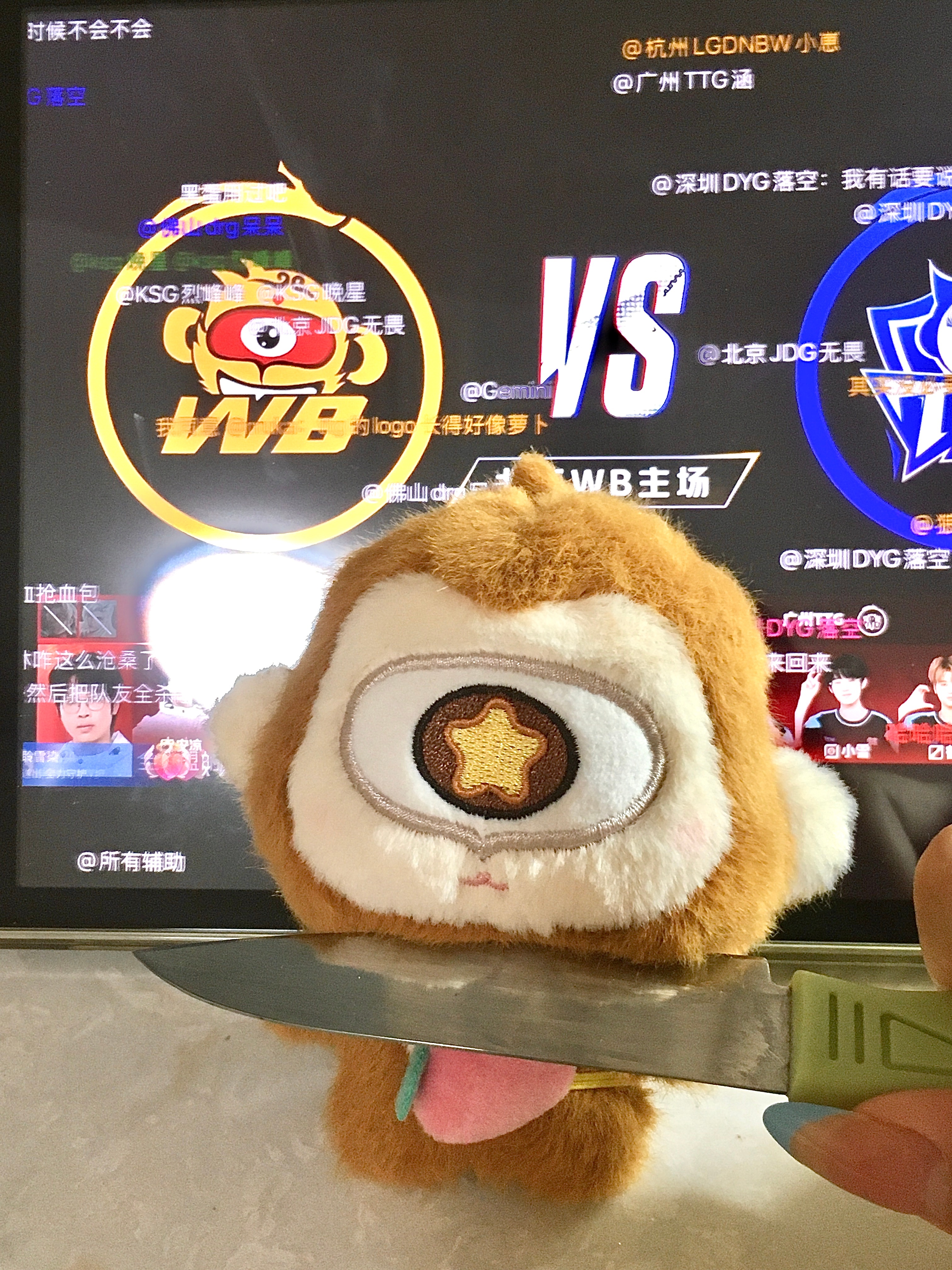 我已经准备压力一只猴子了 